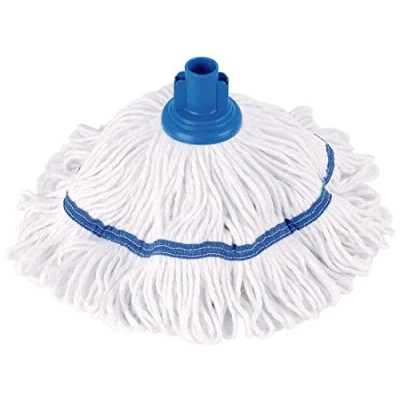 Image of Discounted Cleaning Supplies Abbey Hygiene socket Mop Head 300grm Blue YLTB30