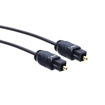 Image of Maclean MCTV 753 Optical Fibre Optic Cable Toslink T Slim Gold Plated Connector 3 m