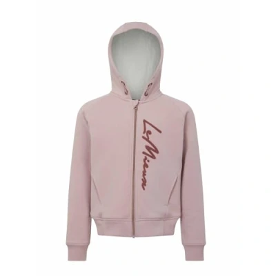 Image of LeMieux Hollie Childrens Sherpa Lined Hoodie Pink Quartz 13 14 Years