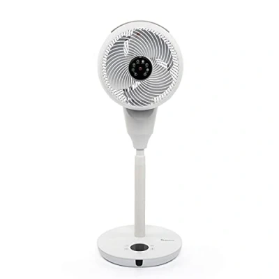 Image of Meaco MeacoFan 1056P Pedestal Air Circulator Powerful, Energy Efficient, Quiet Cooling Fan for bedroom, home and office, Oscillating, Remote Controlled