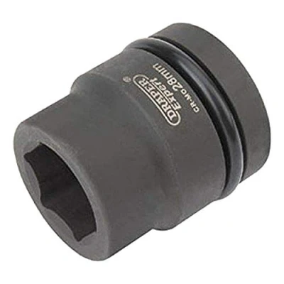 Image of Draper Expert HI TORQ� 6 Point Impact Socket, 1&quot; Sq. Dr., 28mm