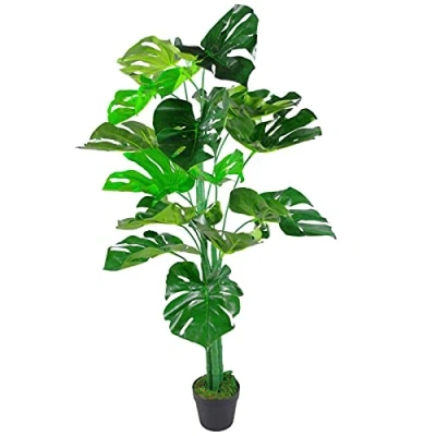 Image of Leaf realistic Artificial Monstera CHEESE Plant 120cm, AZ