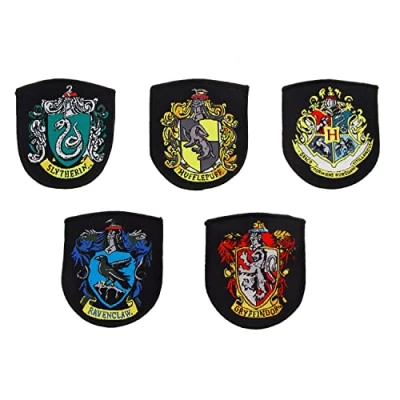 Image of Cinereplicas Set of 5 Official Badges Harry Potter