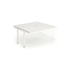 Image of Evolve B2B Ext Kit White Frame Bench Desk 1200 BE196