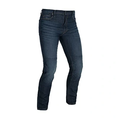 Image of Oxford Men&#039;s OA AAA Straight Jeans Motorcycle, Blue Dark Aged, Regular