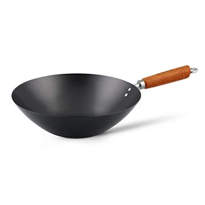 Image of Ken Hom Classic 31cm Non Stick Carbon Steel Wok