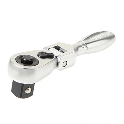Image of TONE RH4FCHS 1/2&quot; Drive Stubby Handle Flex Head Ratchet