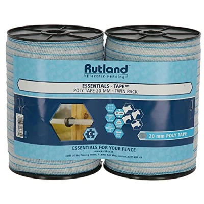 Image of Rutland Essentials Poly Tape 20mm (200m) Twin Pack