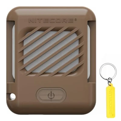 Image of NITECORE EMR05 Desert Tan Portable Electronic Mosquito Repellent Includes 18 Hours of Mats Refills, Tag