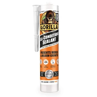 Image of Gorilla 1144010 All Conditions Sealant Silicone White 295ml