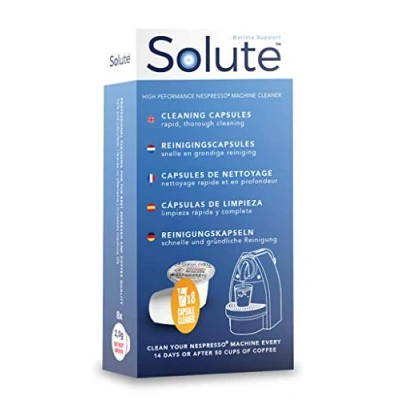 Image of Solute Clean Taste Nespresso machine cleaner (8 Capsules for 8 cleans)