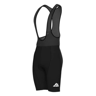 Image of DANISH ENDURANCE Cycling Bib Shorts, Padded Bike Silicone Leg Grips, for Men, Black/Black, S