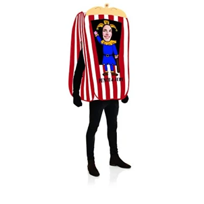 Image of Adults Punch &amp; Judy Costume Mens Womens Carnival Booth Novelty Pop Up Outfit One Size