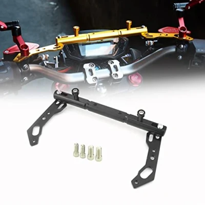 Image of HEINMO Motorcycle Adjustable Balance Bar Handlebar Cross Fork Reinforce Lever GPS Phone Stand Brackets For XMAX 125 250 300 400 NMAX SMAX 155