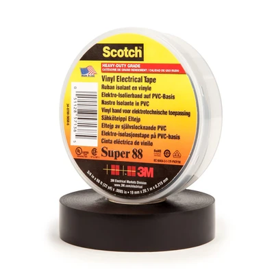 Image of 3 m Germany Electrical Insulation PVC Tape 19 mm x 20 scotchsuper88 x20 SW