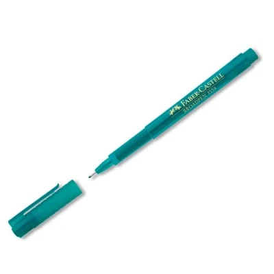 Image of Faber Castell 155456 &quot;Broadpen 1554&quot; Fineliner Turquoise