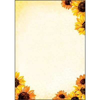 Image of SIGEL DP129 Writing paper &quot;Field of Sun&quot;, A4, 90 gsm, 50 sheets
