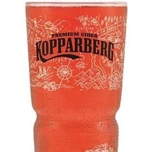 Image of Kopparberg Personalised Branded 1 Pint Cider Glass, Engraved Gift Enter Your Own Custom Text