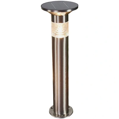 Image of Lindby LED solar pillar light Antje, motion detector