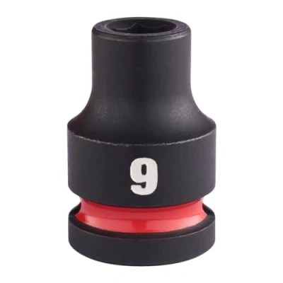 Image of Milwaukee 1/2&quot; Sq Drive Shockwave Impact Socket 9mm Std Ii