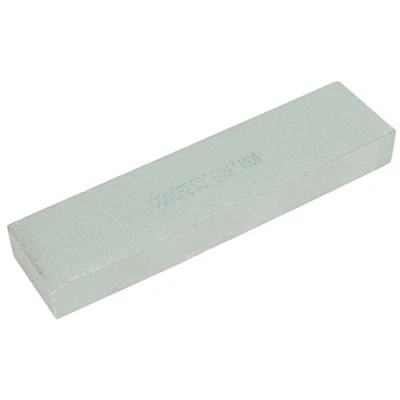Image of sourcingmap Grit 1000 200x50x25mm Cyan Abrasives Sharpening Oil Stone Whetstone