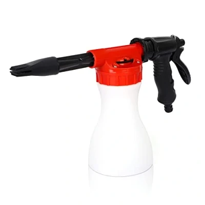 Image of GALAXYER Snow Foam Gun Sprayer, 900ml Adjustable Car Cleaning Lance, Garden Watering Tool Fit Universal Hose, Sprayer for House Washing