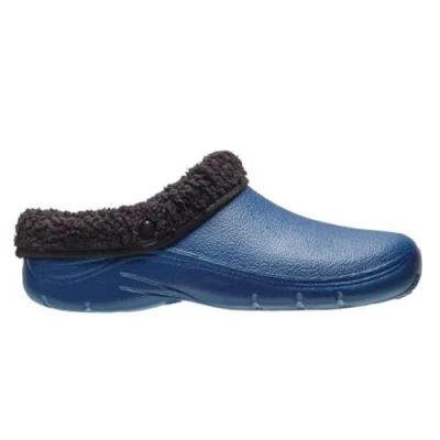 Image of Briers Smart Garden Comfi Fleece Clog Navy Size 5