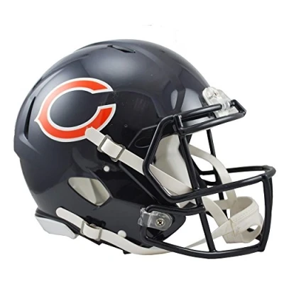 Image of Riddell NFL Chicago Bears Full Size Speed Replica Football Helmet
