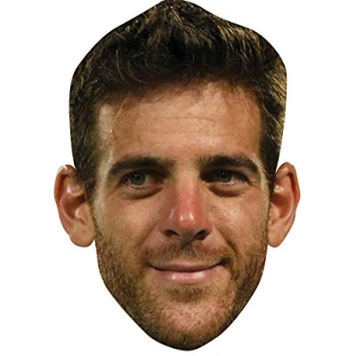 Image of FoxyPrinting Juan Martin Del Potro Tv Movie Star Celebrity Cardboard Party Face Mask Fancy Dress