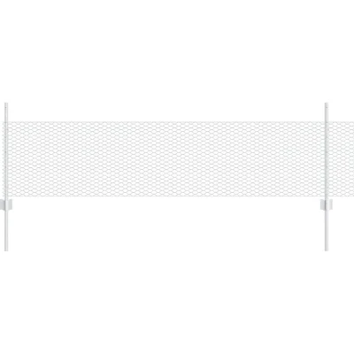 Image of vidaXL Fence Posts 5 pcs U Channel 60 cm Galvanised Steel