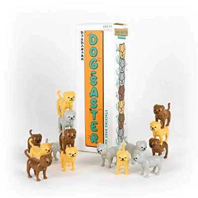 Image of Gift Republic GR670020 Dogsaster Dog Stacking Game, for 6 years and up