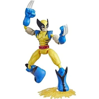 Image of Hasbro Marvel Avengers Bend And Flex Missions Wolverine Fire Mission Action Figure, 15cm Scale Folding Toy, Toys Ages 4+