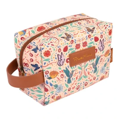 Image of Grupo Erik Frida Kahlo Cosmetic Bag 7.9 x 5.7 3.9 inches 20 14.5 10 cm Case Large Pencil Pouch Travel Toiletry Gifts