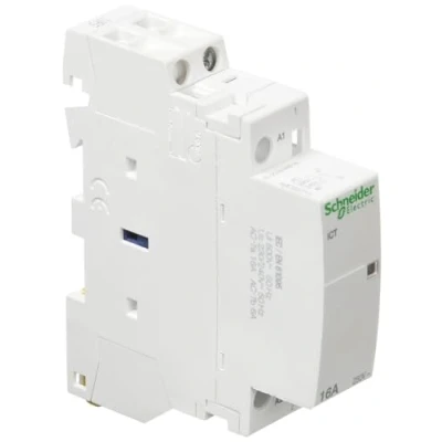 Image of Schneider A9C22711 Contactor Ict 16A 1No 230 240 Vac, White