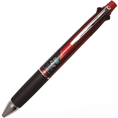 Image of Uni Jetstream 0.5 mm Ballpoint Multi Pen and Pencil, Bordeaux Body (MSXE510005.65)