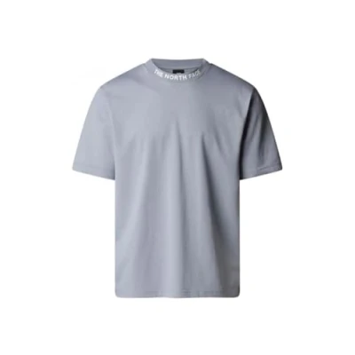 Image of The North Face ZUMU Relaxed TEE Print Tshirt, Men&#039;s, Size: Large, Pearl mist