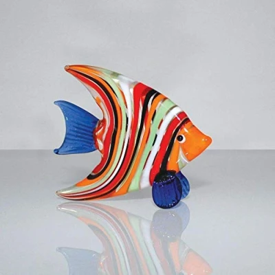 Image of Widdop Objets dArt Miniature Glass Ornament Boxed Angel Fish