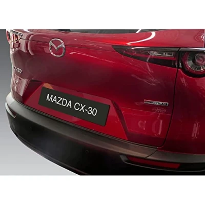 Image of ABS Rear bumper protector compatible with Mazda CX 30 2019 Black