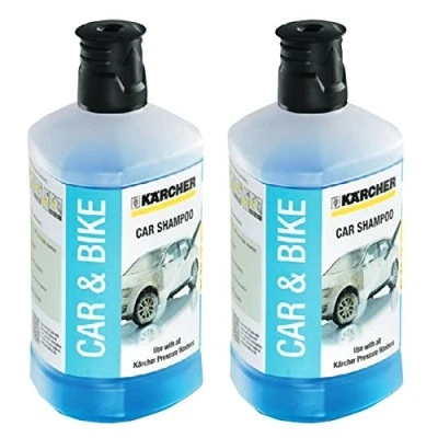 Image of Karcher Car Foam Shampoo Cleaner 3in1 Pressure Washer Detergent K2 K4 K5 K7 1 Litre x 2