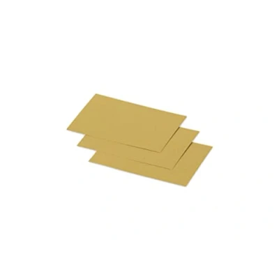 Image of Clairefontaine Ref 11292C Pollen Iridescent Card (Pack of 25 Sheets) 70 x 95mm Sized, 210gsm Grained Card, Acid Free, Inkjet &amp; Laser Printer Compatible Gold