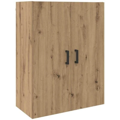 Image of vidaXL Wall Mounted Cabinet Brown 69.5 x 34 90 cm Engineered wood