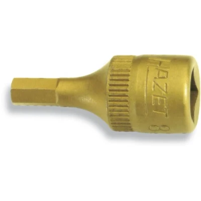 Image of VAS545118 Socket HAZET 850 14 DIN3124, ISO2725 1 Chrome Vanadium Steel Knurled
