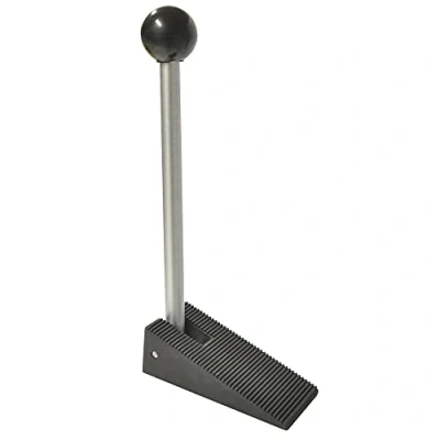 Image of WAGNER Door Wedge/Doorstop Comfort 105 x 49 240 mm, Premium Wedge Made of Thermostatic Rubber + Leaver Out Industry Steel, to be Pushed Underneath Doors 15697501