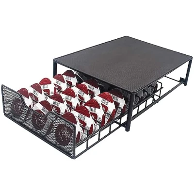 Image of Wdmiya coffee Pod Storage Drawer for Tassimo, Capsule Holder 54 Pcs, Machine Stand with Organizer (not included pods)