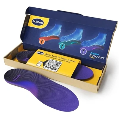 Image of Dr. Scholl&#039;s Plantar Fasciitis Insoles, Insoles for Men, Women, Arch Support Orthotic Shoe Flat Feet, Inserts, Metatarsalgia Custom Fit 560