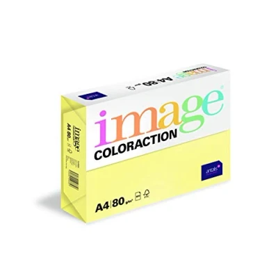 Image of Image Coloraction Lemon Yellow (Florida) A4 210x297mm 80gm2 fsc4 500sh/RM 5rm/BX