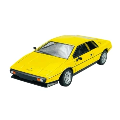 Image of Welly Lotus Esprit S2 Type 79 Coupe Yellow 1/24 Metal Model Car Die Cast New in Box