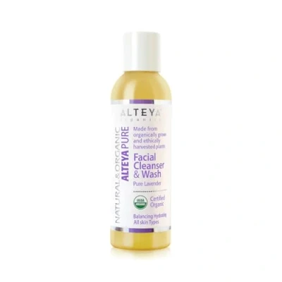 Image of Alteya Organic Facial Cleanser &amp; Wash 150ml USDA Certified 100% Biodegradable Soap Based on Lavender Oil All Skin Types