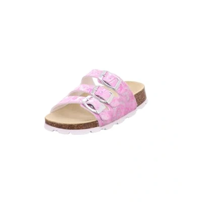 Image of Superfit Girl&#039;s Fussbettpantoffel Slipper, Rose/Silver 5540, 7 UK Child