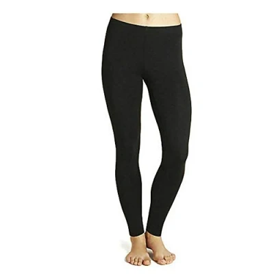 Image of undercover lingerie 2 Pairs Womens Black Thermal Fleece 4.9 Tog Warm Leggings or Tights S 2XL (Leggings, XL)